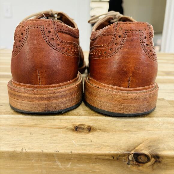 Allen Edmond McTavish Oxfords Cognac Brown Leather US Size 10.5 Made in USA main image 10